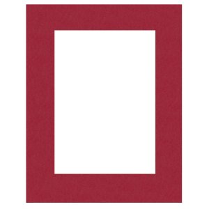 Passepartout 9x13 cm - 5x7 cm Rosso Cardinale