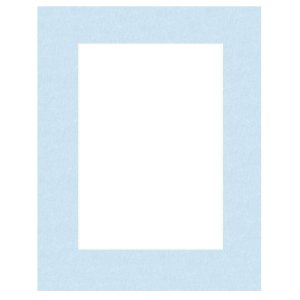 Passepartout 15x20 cm - 10x15 cm Perg Blue