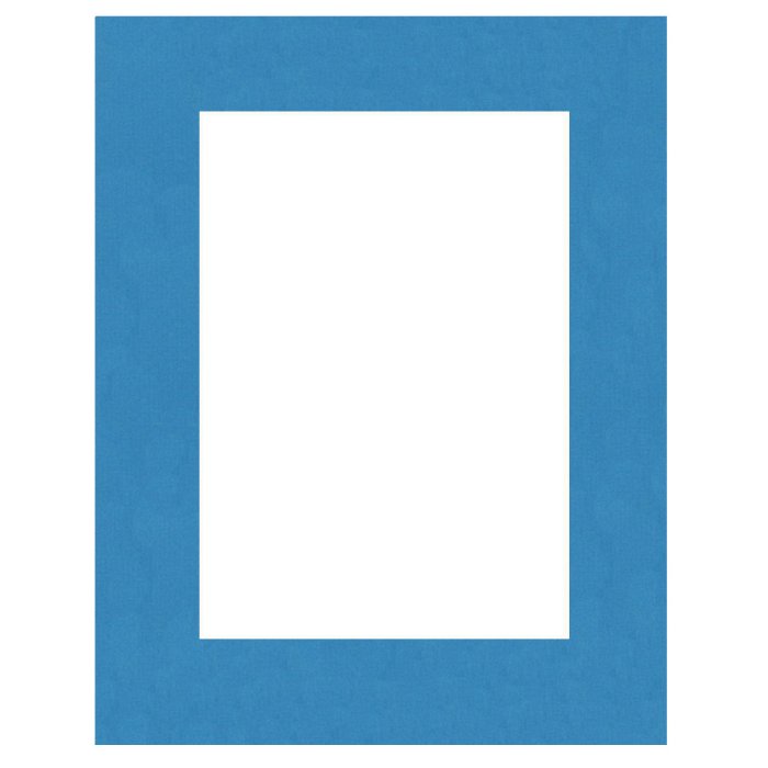 Passepartout 18x24 cm - 10x15 cm Blu Ortensia