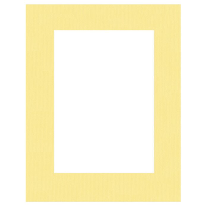 Passepartout 18x24 cm - 11x17 cm Giallo