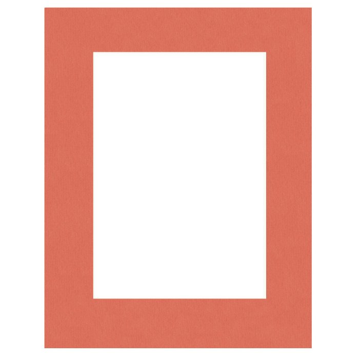 Passepartout 20x20 cm - 10x10 cm Corallo