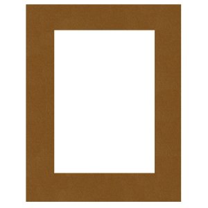 Passepartout 20x60 cm - 10x40 cm Tabacco