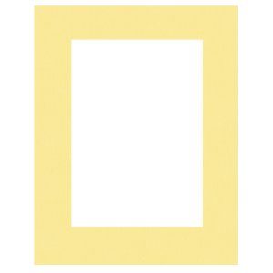 Passepartout 20x60 cm - 10x40 cm Giallo