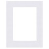 Passepartout 21x29,7 cm - 13x18 cm Bianco Artico
