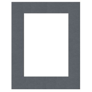 HNFD Passepartout 30x40 cm - 20x27 cm Grigio Scuro