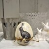 Clayre & Eef 6PR0515 Dekorace Králík Ø 12x14 cm Poly-Resin Velikonoce