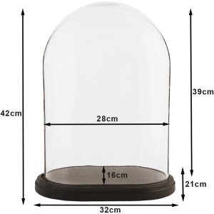 Skleněný obal na večeři 6GL1267 Clayre Eef