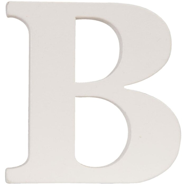 Písmeno B - MDF 8x8 cm