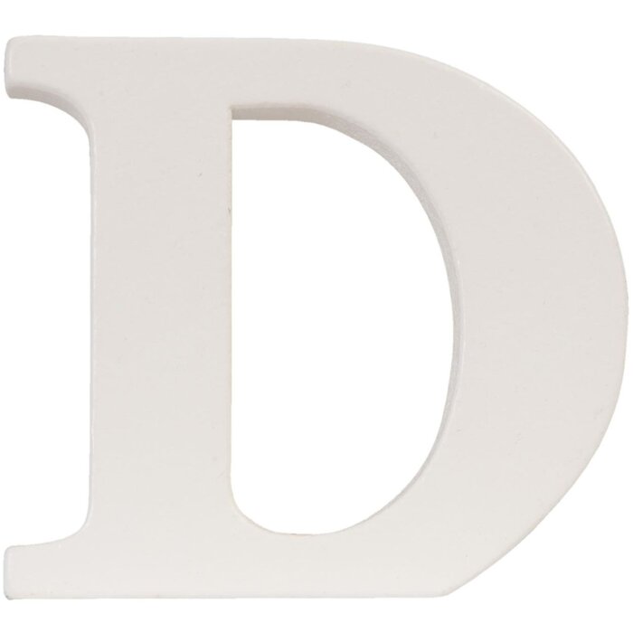 Písmeno D - MDF 9x8 cm
