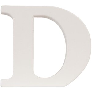 Písmeno D - MDF 9x8 cm