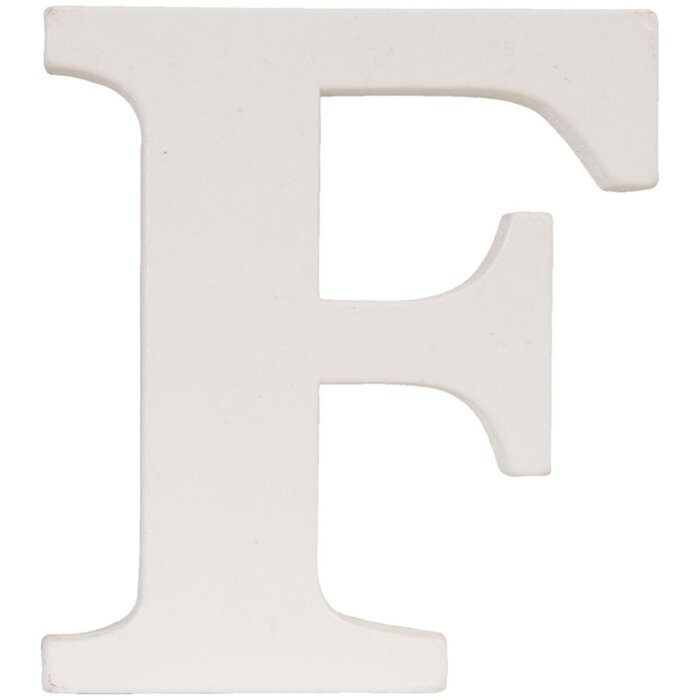 Písmeno F - MDF 7x8 cm