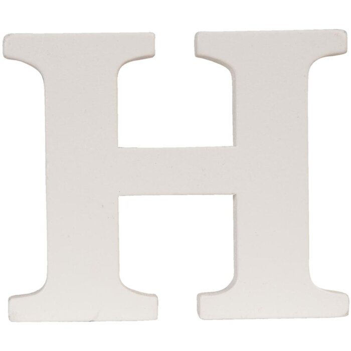 Písmeno H - 9x8 cm MDF