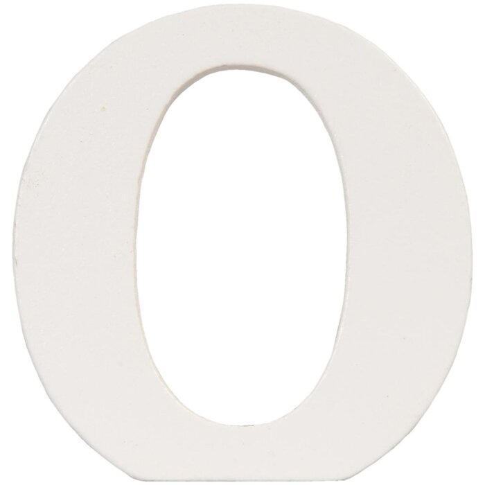 Písmeno O - MDF 8x8 cm