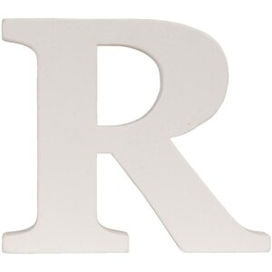 Písmeno R - MDF 9x8 cm