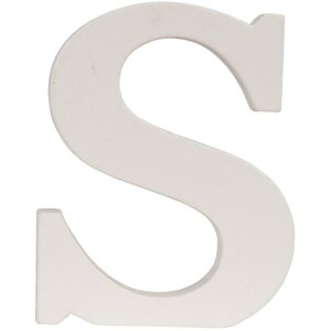Písmeno S - MDF 6x8 cm