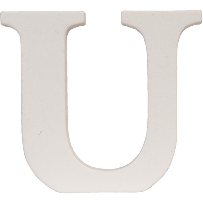 Písmeno U - MDF 9x8 cm