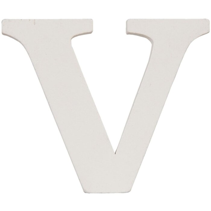 Písmeno V - MDF 9x8 cm
