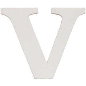 Písmeno V - MDF 9x8 cm