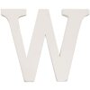 Písmeno W - 10x8 cm MDF