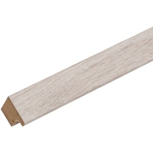 Dřevěný rám S45R bloková lišta 10x20 cm světlý