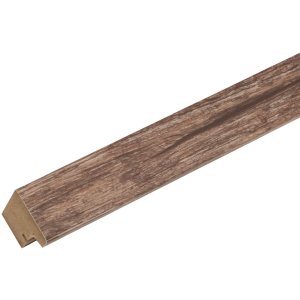 Dřevěný rám S45R bloková lišta 10x20 cm hnědý