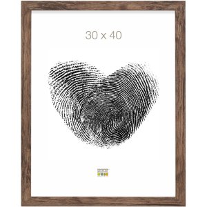 Dřevěný rám S45R bloková lišta 10x20 cm hnědý