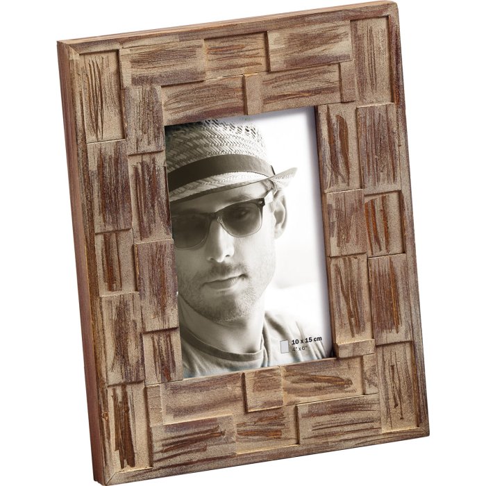 Dřevěný fotorámeček Liam tmavě hnědý 13x18 cm