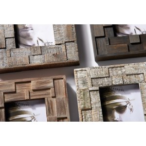 Dřevěný fotorámeček Liam tmavě hnědý 13x18 cm