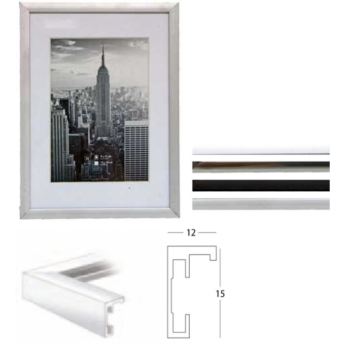 Henzo Manhattan hliníkový obrazový rám 10x15 cm až 70x100 cm