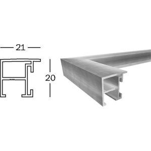 Hliníkový rám Spacy square profile