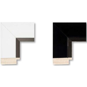 Ceanothe Dřevěný rám Orion široký plochý profil