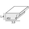 Dřevěný rám S45J Basic