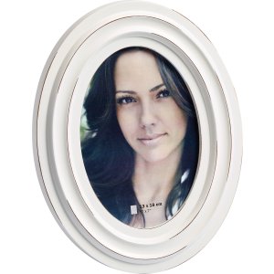 Viola portrétní rám oválný dřevěný fotorámeček
