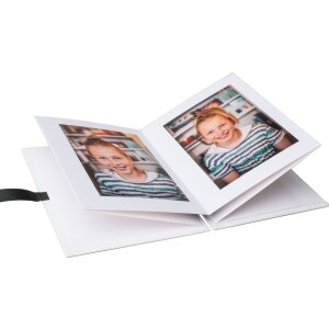 HNFD Leporello Lona fotokniha koženka 12 fotografií černobílá 4 formáty