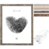 Deknudt dřevěný rám S45R bloková lišta 10x10 cm až 50x70 cm