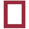 Bias cut passe-partout Rosso Cardinale 40 velikostí červená
