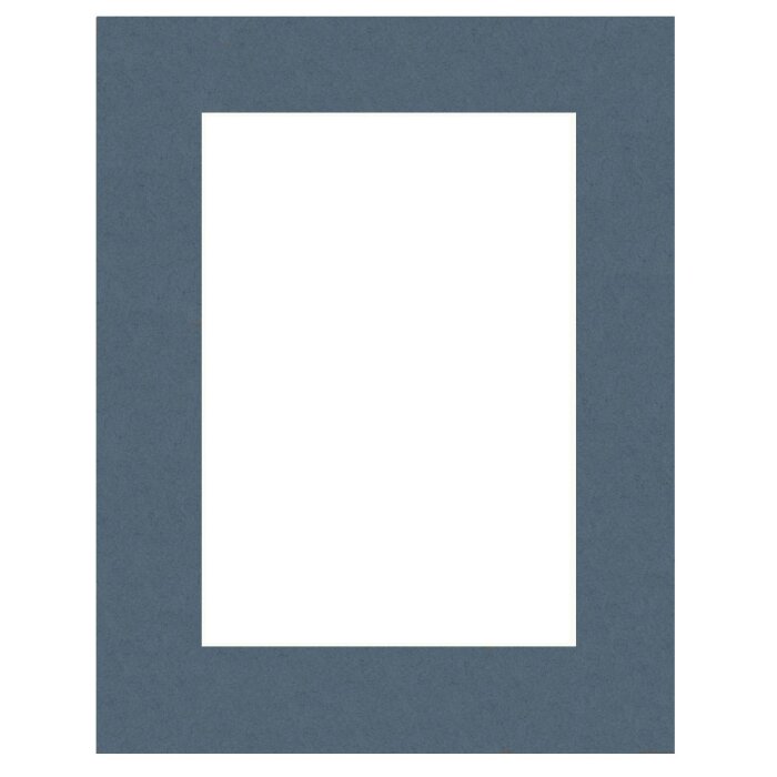Bias cut passe-partout blue 40 velikostí Blu Pavone
