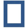 Bias cut passe-partout Bluette 40 velikostí modrá