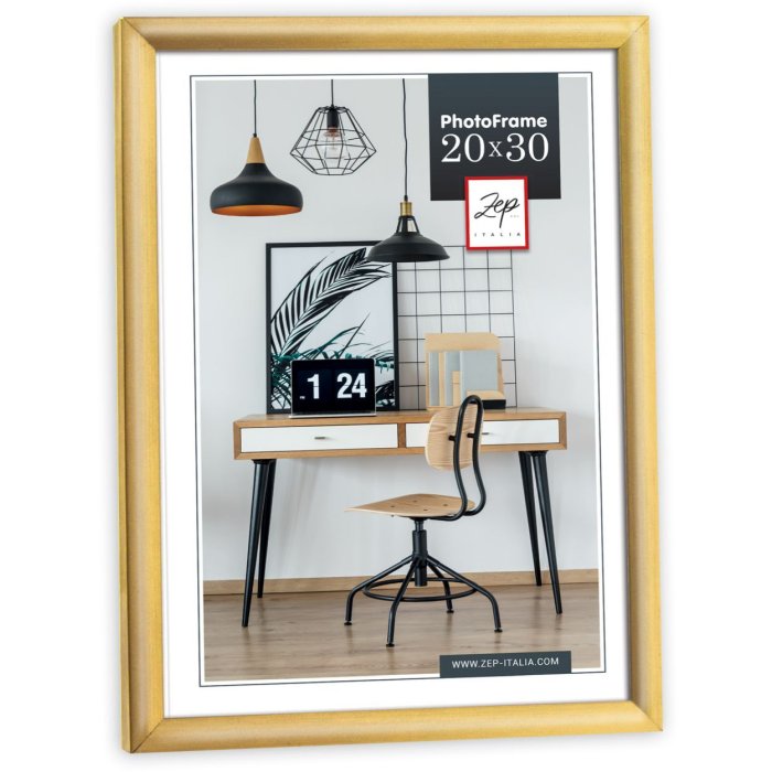 Plastový rám ZEP New Easy 15x20 cm zlatý