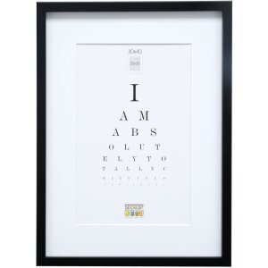 Dřevěný rám Deknudt S40A s vysokým blokovým profilem 13x18 cm až 50x70 cm passe-partout