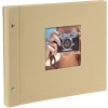 Goldbuch album se šroubovacím uzávěrem Bella Vista sand 30x25 cm 40 černých stran