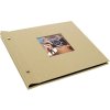 Goldbuch album se šroubovacím uzávěrem Bella Vista sand 30x25 cm 40 černých stran