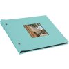 Goldbuch album se šroubovacím uzávěrem Bella Vista aqua 30x25 cm 40 černých stran