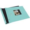 Goldbuch album se šroubovacím uzávěrem Bella Vista aqua 30x25 cm 40 černých stran