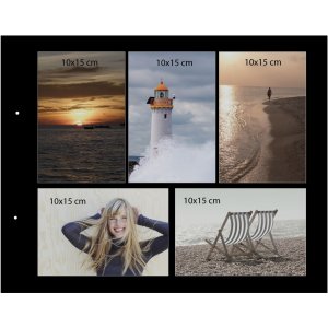 Album Goldbuch se šroubovacím uzávěrem Bella Vista Trend sand 39x31 cm 40 černých stran