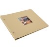 Album Goldbuch se šroubovacím uzávěrem Bella Vista Trend sand 39x31 cm 40 černých stran