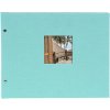 Goldbuch album se šroubovacím uzávěrem Bella Vista Trend aqua 39x31 cm 40 černých stran