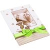 Goldbuch Leporello medvídek 10 fotografií 13x18 cm s mašlí zelená 15,5x19 cm