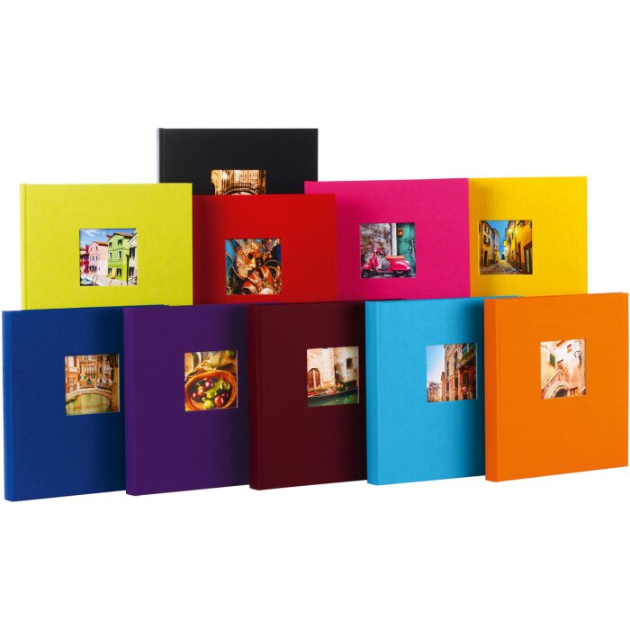 Goldbuch fotoalbum Bella Vista 25x25 cm plátěný obal 60 bílých stran