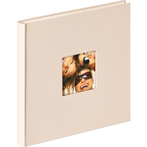 Walther designové fotoalbum Zábavný strukturovaný papír 26x25 cm 40 bílých stran